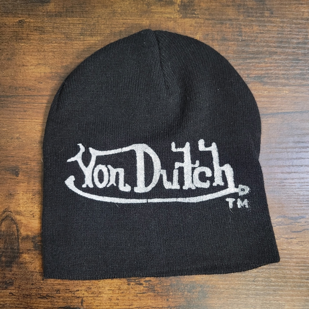 Von Dutch Black Beanie
